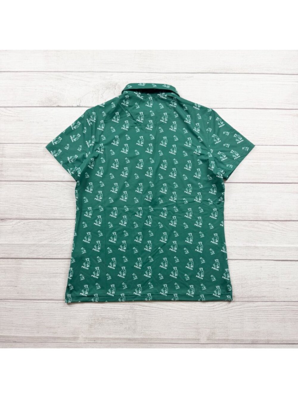 SwingJuice EcoTec Golf Polo Shirt Money Press Graphic Print NWT Womens S - Picture 3 of 3